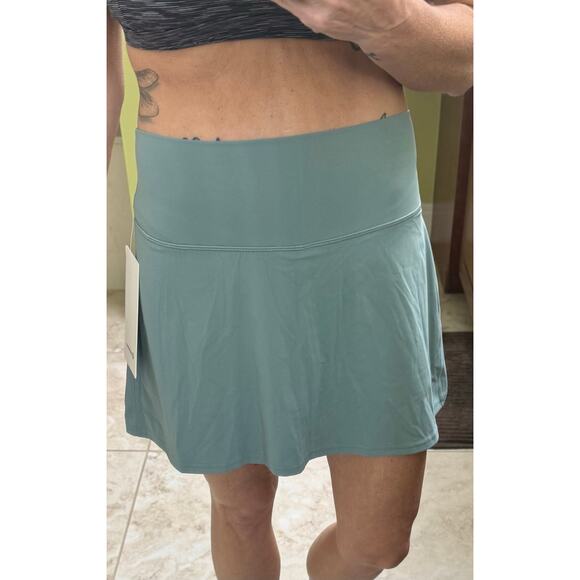 Lululemon Align high rise skirt NWT short with pocket 8 Nulu Carter Blue - Picture 4 of 11